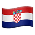 🇭🇷 flag: Croatia display on Apple